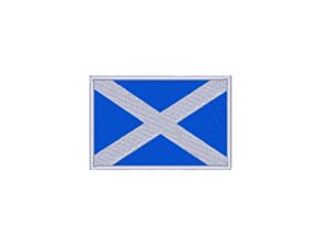 Scotland Embroidered Flag Patch Sew Iron Hook On Football, Work Gear, Backpacks