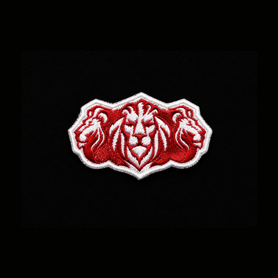 3 Lions patch — custom embroidery by Emporium Embroidery
