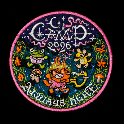 Camp GI patch — custom embroidery by Emporium Embroidery