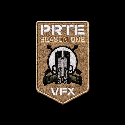 Crew badge for film — custom embroidery by Emporium Embroidery