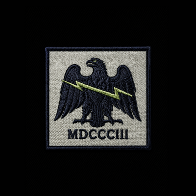 Eagle patch — custom embroidery by Emporium Embroidery
