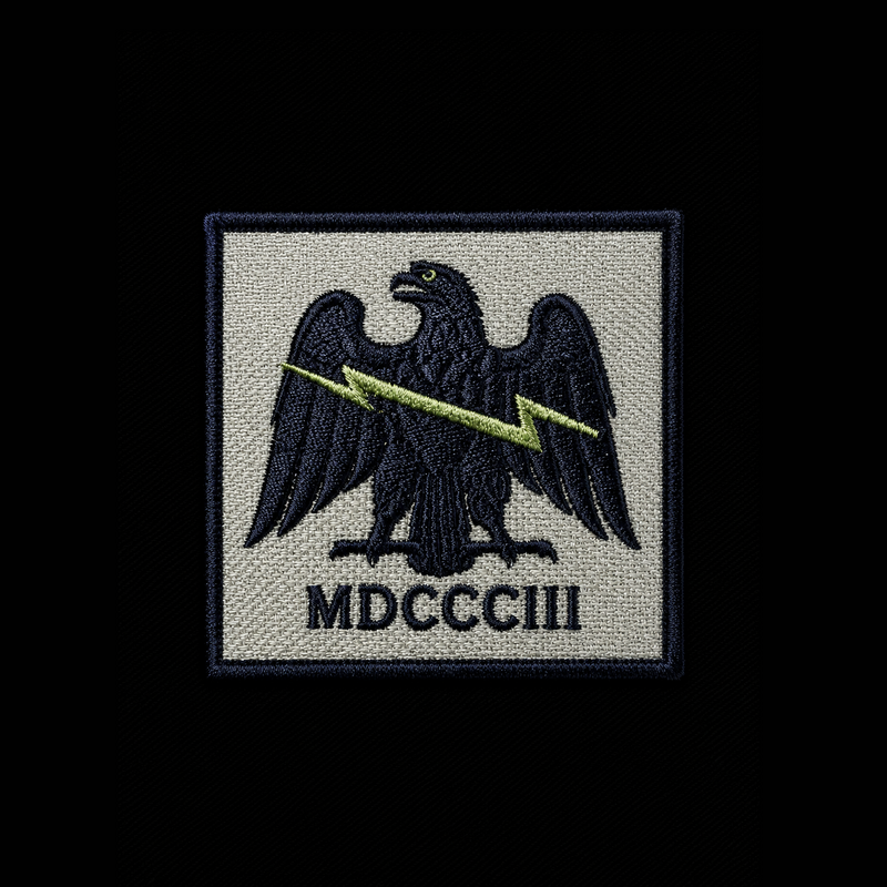 Eagle patch — custom embroidery by Emporium Embroidery