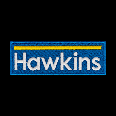 Hawkins patch — custom embroidery by Emporium Embroidery