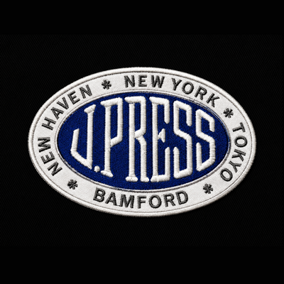 JPRESS patch — custom embroidery by Emporium Embroidery