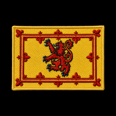 ScotlandFlag patch — custom embroidery by Emporium Embroidery