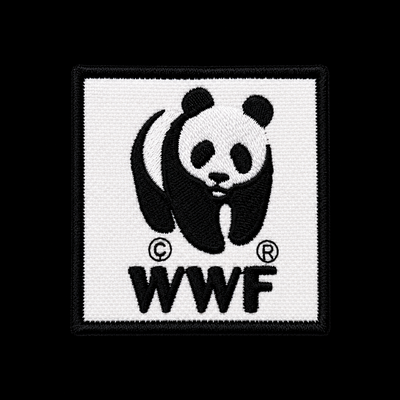 World Wildlife federation patch — custom embroidery by Emporium Embroidery