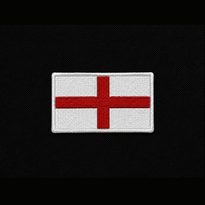 England flag patch — custom embroidery by Emporium Embroidery