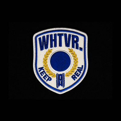Whtvr patch — custom embroidery by Emporium Embroidery