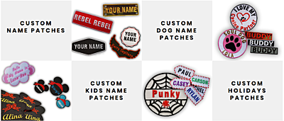 Custom Personalised Embroidered Patches